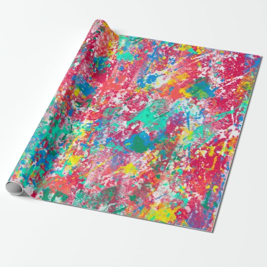 nahtlose abstrakte Illustrationsdesign Geschenkpapier (Ungerollt)