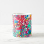 nahtlose abstrakte Illustrationsdesign Kaffeetasse (Mittel)