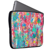 nahtlose abstrakte Illustrationsdesign Laptopschutzhülle (Vorne Rechts)