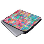 nahtlose abstrakte Illustrationsdesign Laptopschutzhülle (Vorne Knopf)