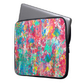 nahtlose abstrakte Illustrationsdesign Laptopschutzhülle (Vorderseite Links)