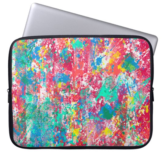 nahtlose abstrakte Illustrationsdesign Laptopschutzhülle (Vorderseite)