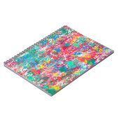 nahtlose abstrakte Illustrationsdesign Notizblock (Linke Seite)