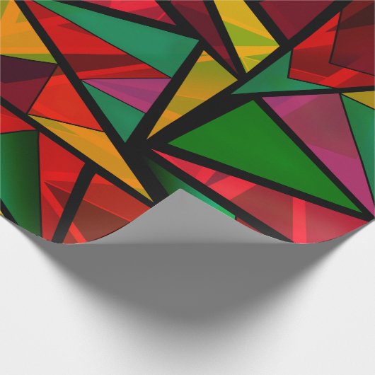 Nahtlose abstrakte, moderne geometrische Formen tr Geschenkpapier (Ecke)