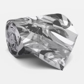 Nahtlose abstrakte moderne Pinselstriche multicolo Krawatte (Gerollt)