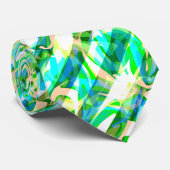 Nahtlose abstrakte moderne Pinselstriche multicolo Krawatte (Gerollt)