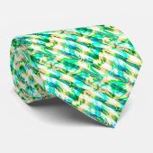 Nahtlose abstrakte moderne Pinselstriche multicolo Krawatte (Gerollt)