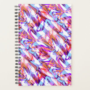 Nahtlose abstrakte moderne Pinselstriche multicolo Planer