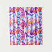 Nahtlose abstrakte moderne Pinselstriche multicolo Wandteppich (Vorderseite)