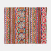 Nahtlose abstrakte Muster Fleecedecke (Vorderseite (Horizontal))