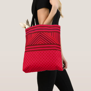Nahtlose abstrakte Polka-Punkte-Zier Tasche