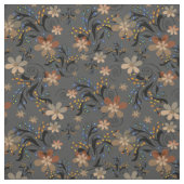 Nahtlose abstrakte Retro-beige Blume grau Backgro Stoff (Muster)