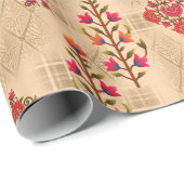 Nahtlose abstrakte Schleimhaut Geschenkpapier (Rolleneckpunkt)