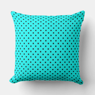 Nahtlose abstrakte schwarze Polka-Pfoten Kissen