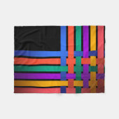 Nahtlose abstrakte Streifen, Streifen, Seidensatin Fleecedecke (Vorderseite (Horizontal))