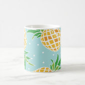 Nahtlose Ananas Muster tropische Printwerbung Kaffeetasse (Mittel)