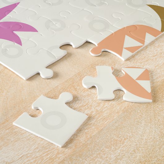 Nahtlose Ananas Vintages Muster Puzzle (Seite)