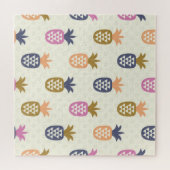 Nahtlose Ananas Vintages Muster Puzzle (Horizontal)