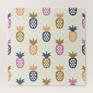 Nahtlose Ananas Vintages Muster Puzzle