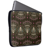 Nahtlose antike Kunst Deko-Muster Laptopschutzhülle (Vorne Rechts)