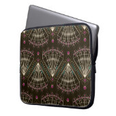 Nahtlose antike Kunst Deko-Muster Laptopschutzhülle (Vorderseite Links)