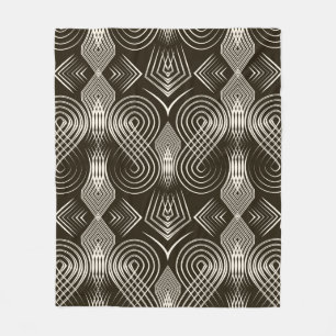 Nahtlose antike Kunst Deko Muster schmücken. Geome Fleecedecke