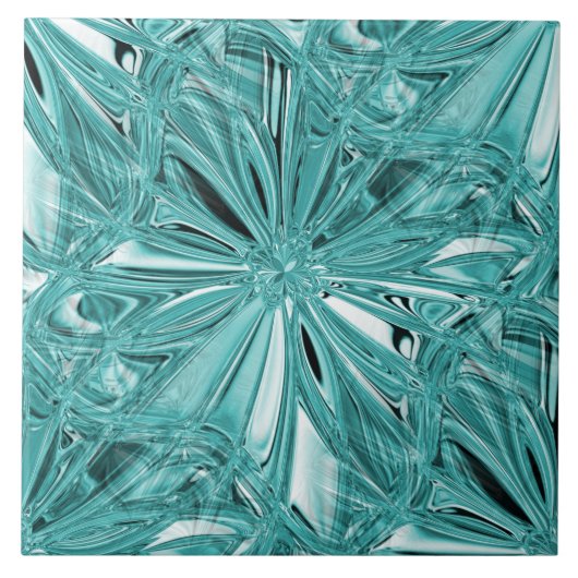 Nahtlose Aqua Keramik Tile Fliese (Vorderseite)