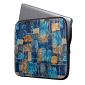 Nahtlose Aquarellfarbe abstrakte Digitalmuster Laptopschutzhülle (Vorderseite Links)