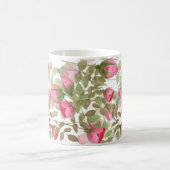 Nahtlose Aquarellfarben Blume Rosa Rosen Blumenrom Kaffeetasse (Mittel)
