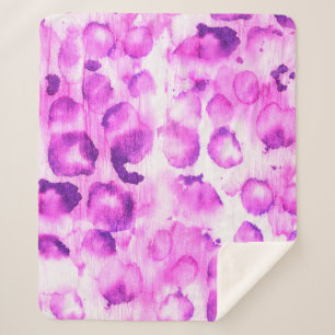 Nahtlose Aquarellfarben Tierkunst drucken. Light C Sherpadecke