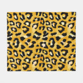 Nahtlose Aquarellmuster Fleecedecke (Vorderseite (Horizontal))