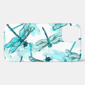 Nahtlose Aquarellmuster mit eleganter Libelle Case-Mate iPhone Hülle (Rückseite (Horizontal))
