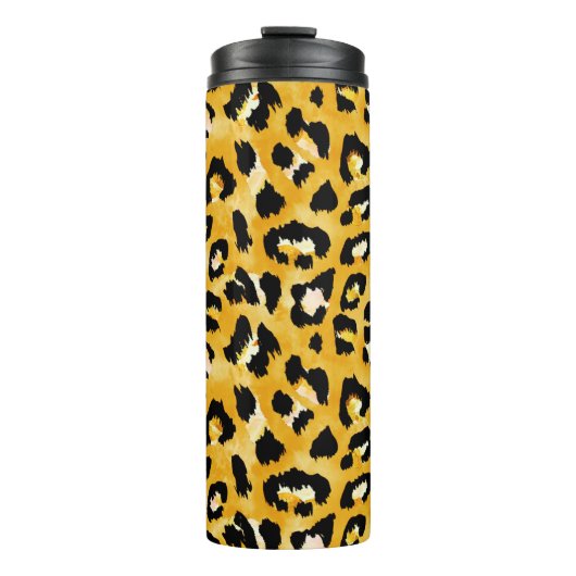 Nahtlose Aquarellmuster Thermosbecher (Vorderseite)