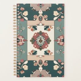 Nahtlose, auf Teppichen Inspiriert Notebook-Geomet Planer