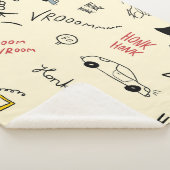 Nahtlose Autokizzen: Kinderblatt Sherpadecke (3/4)