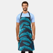 Nahtlose Bananen-Blätter. Vintages tropisches Must Schürze (Getragen)