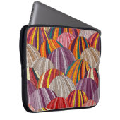 Nahtlose bestickte gewölbte Muster. Weiden und Laptopschutzhülle (Vorne Rechts)