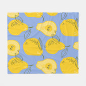 Nahtlose Birnen Fleecedecke (Vorderseite (Horizontal))