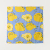 Nahtlose Birnen Wandteppich (Vorderseite (Horizontal))