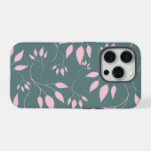 Nahtlose Blätter iPhone Hülle (Rückseite (Horizontal))