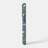 Nahtlose Blätter iPhone Hülle (Linke Seite)