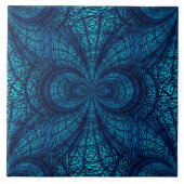 Nahtlose blaue Aquamarine Keramik Tile Fliese (Vorderseite)