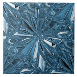 Nahtlose blaue Keramik Tile Fliese