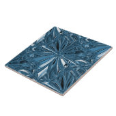 Nahtlose blaue Keramik Tile Fliese (Seite)
