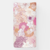 Nahtlose Blume Banner (Vertikal)