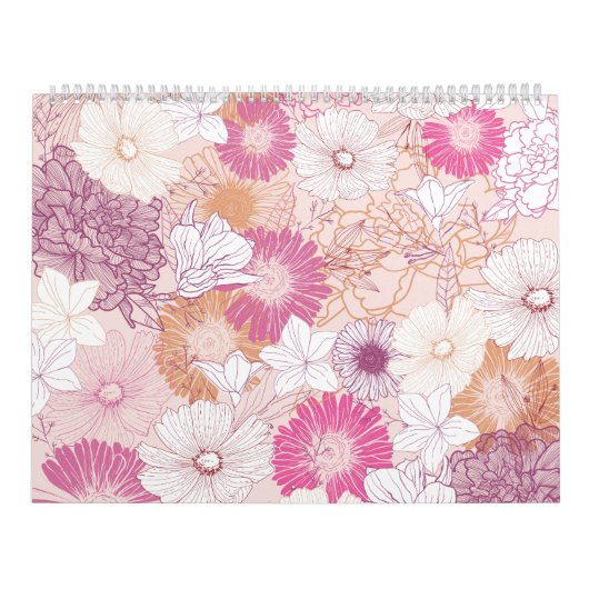 Nahtlose Blume Kalender (Titelbild)