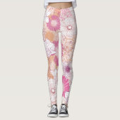 Nahtlose Blume Leggings (Vorderseite)
