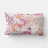 Nahtlose Blume Lendenkissen (Vorderseite)