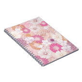 Nahtlose Blume Notizblock (Rechte Seite)