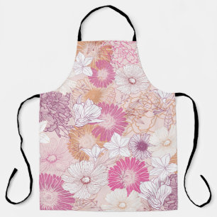 Nahtlose Blume Schürze